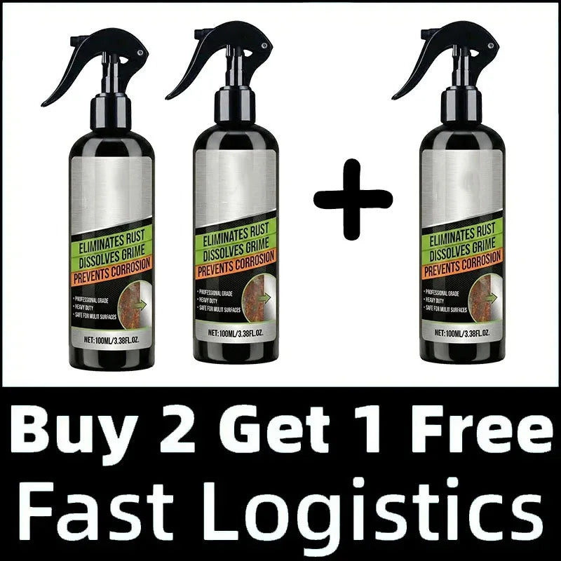 Multifunctional car rust remover used for removing rust providing surface protection on car brake pads iron metal surface 1/3PCS