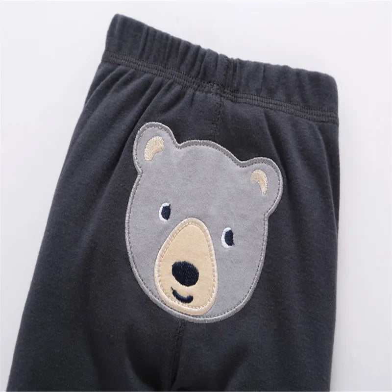 Lovely Baby Boy bodysuits 3Pcs/sets Long Sleeved Clothes PP Pant Cotton Infant Sporty Girl Short Sleeved Bodysuits