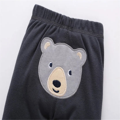 Lovely Baby Boy bodysuits 3Pcs/sets Long Sleeved Clothes PP Pant Cotton Infant Sporty Girl Short Sleeved Bodysuits