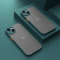 Shockproof Thin Matte Case For iPhone 15 16 13 12 11 14 Pro Max Plus Mini XR XS X Silicone Bumper Clear Hard Cover Capa Funda