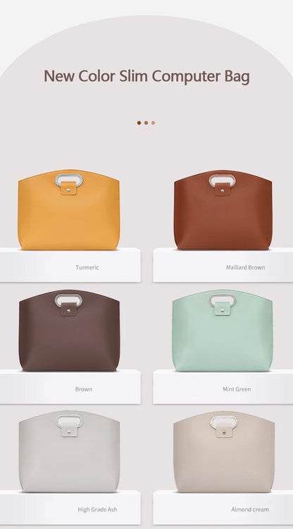 Laptop Bag Men Women Business Portable Computer Case Storage Purses Hand Document Bags Luxury Upscale Tote Waterproof Briefcase
