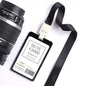Office Supplies Luxury Metal Material Business Card Holder Credit Id Card Badge Holder With Exquisite Lanyard Custom