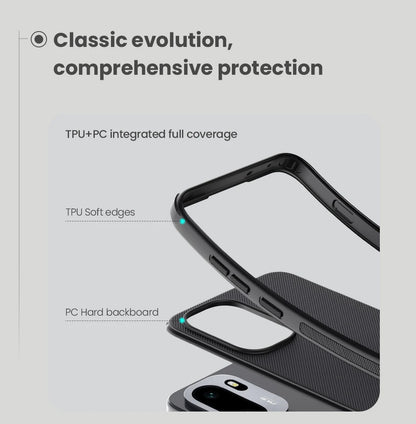 Nillkin For OnePlus 15R 5G Case for Magsafe Magnetic Frosted 360 Hard PC+TPU Soft Frame Back Cover Protection funda