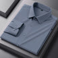 High Stretch Anti-Wrinkle Men's Shirts Long Sleeve Dress Shirts Men Fit Social Business Blouse Social Shirt Men Clothing S-4XL