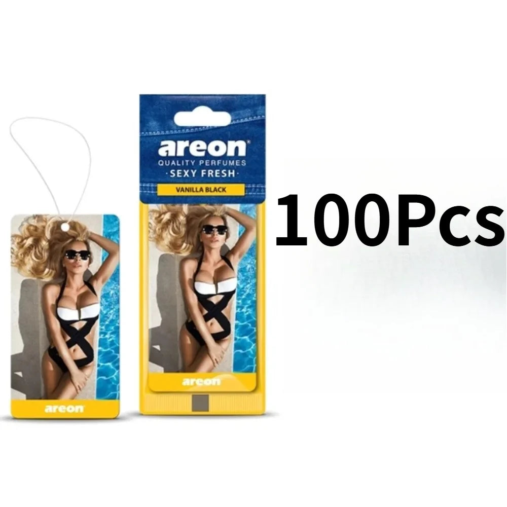 Girl Poster Car Air Freshener 6 Styles 20‑120 Pack Hanging Scent Paper Cards For Auto Closet Home Decor