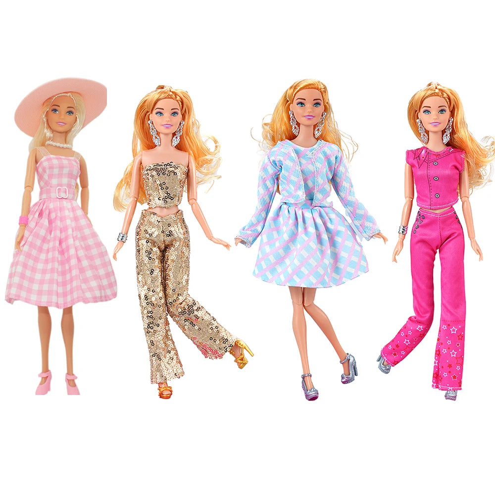 NK 1/6 Doll Princess Dress For 11.5 Inch Doll Clothes For 29CM Dolls Accessories Fashion Outfits Wear Casual Dress Gift Toy JJ