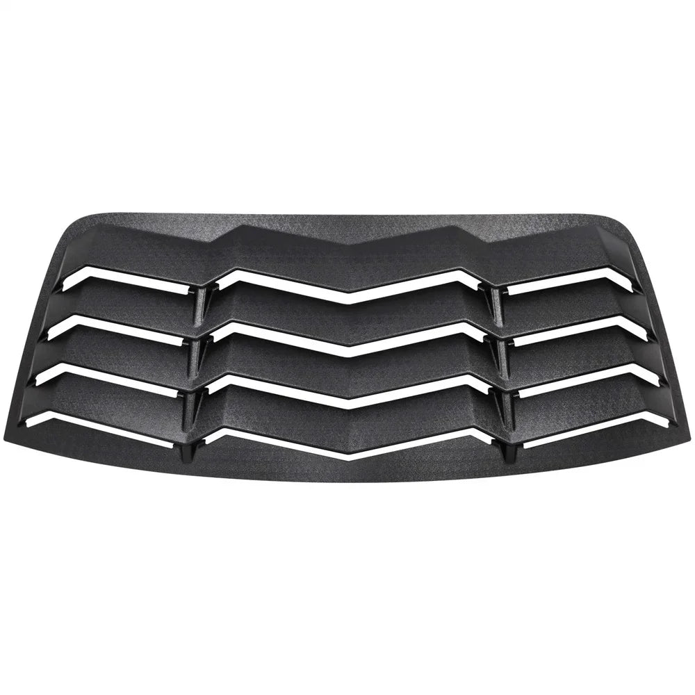 Rear+Side Window Louvers for Dodge Challenger 2008-2023 Windshield Sun Shade Cover Vent GT Lambo Style Custom ABS Matte Style