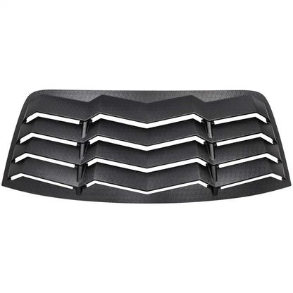 Rear+Side Window Louvers for Dodge Challenger 2008-2023 Windshield Sun Shade Cover Vent GT Lambo Style Custom ABS Matte Style