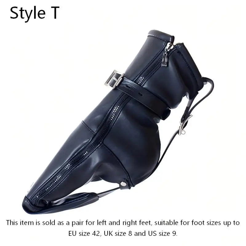 BDSM PU Leather Straitjacket Bondage Body Harness Adult Game Straight Jacket Halloween Clubwear Costume Armbinder Sex Toys Women