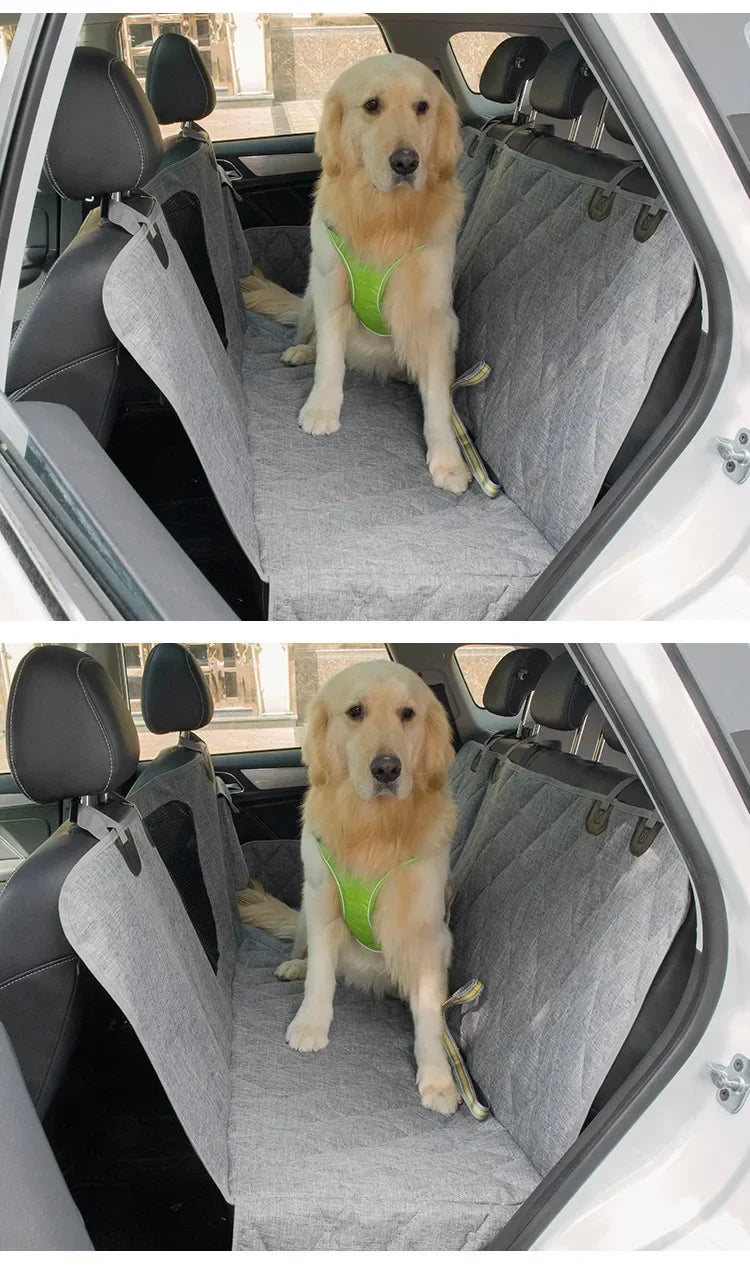 Universal Dog Car Seat Cover Waterproof Pet Car Seat Back Row Dog Pad Hammock Vehicle Rear Cover Cushion for Dogs Safety Pad