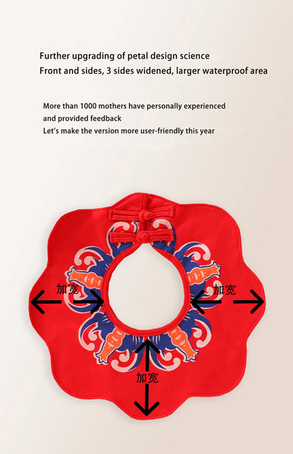 Cute Embroidery Cotton Baby Bibs Autumn New Infant Bib Newborn Burp Cloths for Kids Boy Girl Spring Soft Feeding Saliva Towel