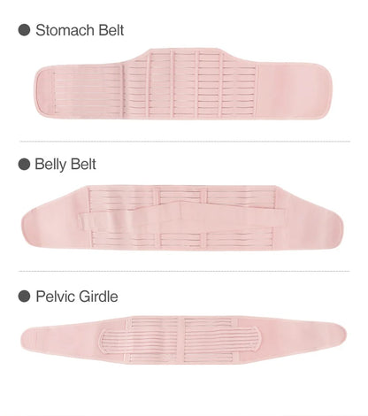 3In1 Corset Postpartum Band Pregnant Women Tummy Belly Peis Belt Wrap Waist Trainer Recovery Bandage Strap Body Shaper