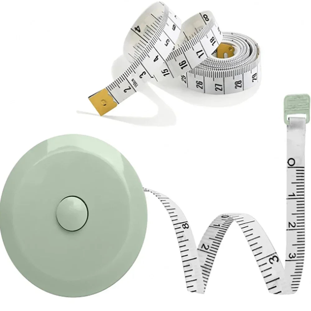 1.5m Portable Double Scale Tape Measure Multi-functional Soft Ruler for Weight Loss Medical Body Measurement Sewing Tailor Craft