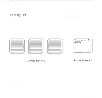 MIijia Smart Pet Feeder 2 Drying Box Set Food Contact Grade Material with Mijia APP Smart Reminder Smart Connect Set Home