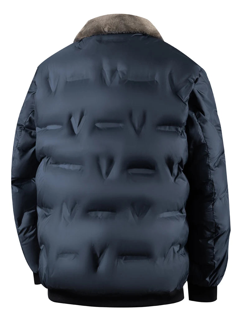 Men's Fashion Windbreaker Parka Coat Male Jacket Autumn Winter Overcoat Windproof Casual Warm Hombre New Streetwear Outdoors