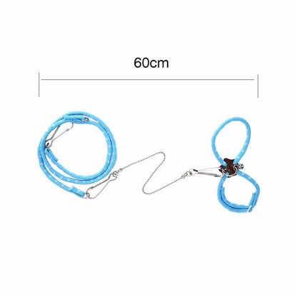 Lovely Small Ferret For Rat Squirrel Chinchilla Nylon Rope With Bell Walking Lead Pet Supplies Hamster Leash Mouse Vest