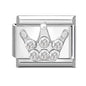 Y2K Butterfly Bow Knot Heart Star Moon Zircon Daisy Cross Italian Charm Links Fit 9mm Stainless Steel Bracelet DIY Making Gifts