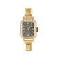 Fashion High Quality Men Women's Stainless Steel Square Round Shiny Zircon Watch Bracelet For Friend Birthday DIY Jewelry Gift