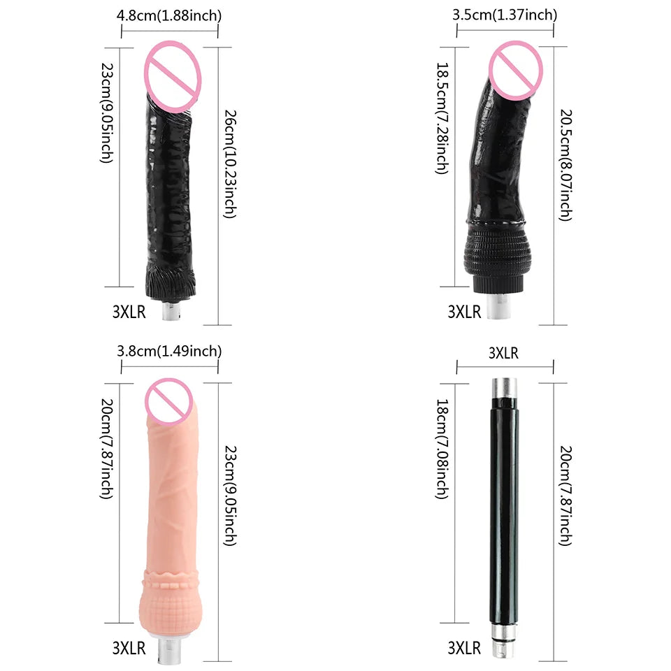 FREDORCH Upgraded Sex Machine for Women with Dildos Automatic Masturbation Machine Pump Gun Love Machine Couple Sex Toys
