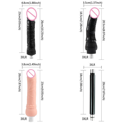 FREDORCH Upgraded Sex Machine for Women with Dildos Automatic Masturbation Machine Pump Gun Love Machine Couple Sex Toys