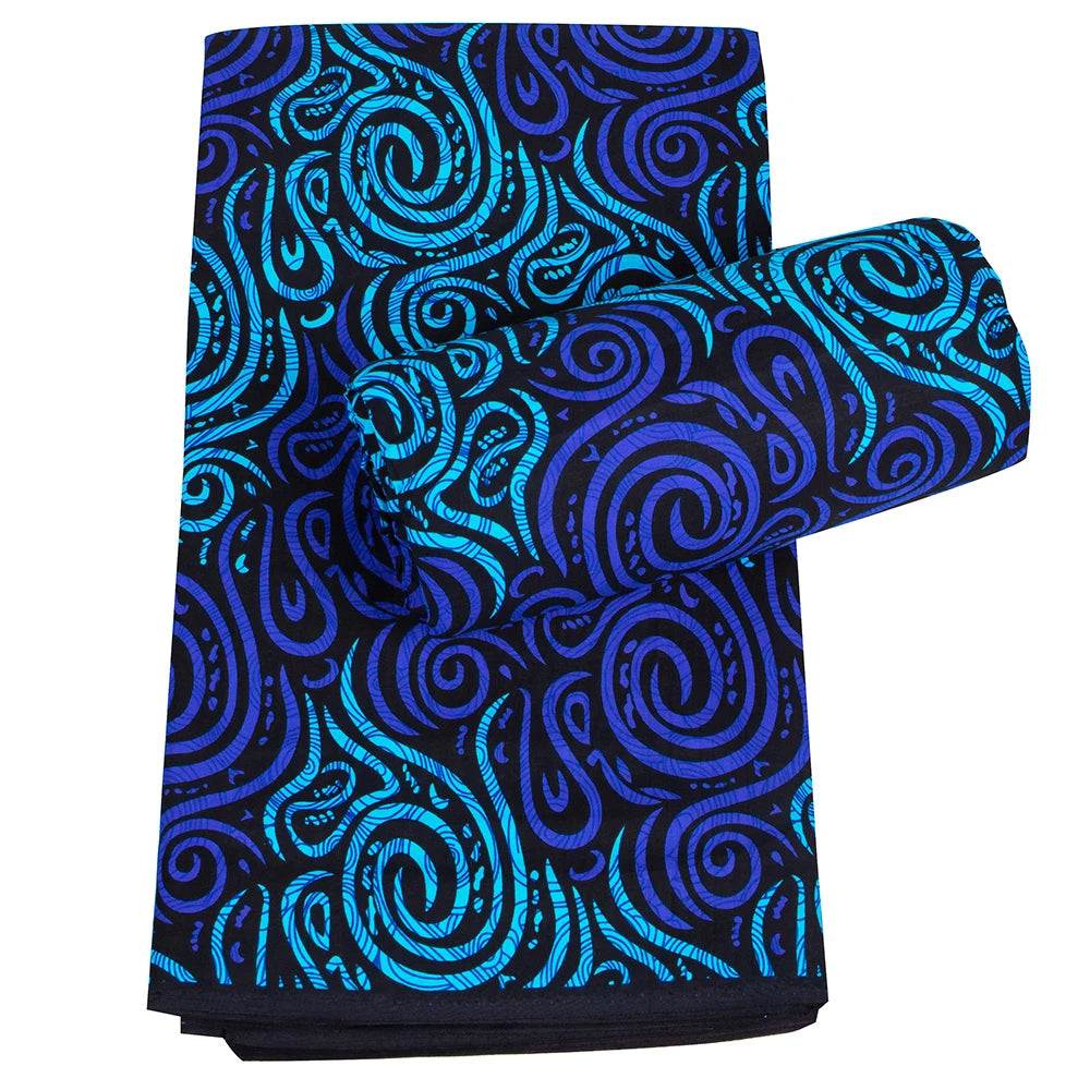 Veritablewax Africa Ankara Prints Batik Wax Fabric DIY Textile Nigeria African Polyester Fabric Dress Sewing Tissu Craft 6 yards