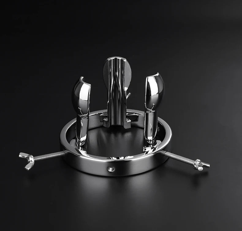 1pcs, Adjustable Huge Stainless Steel Anal Dilator Metal Vaginal Speculum Fisting Vaginal Dilator Anal Training  Adult Sex Toys