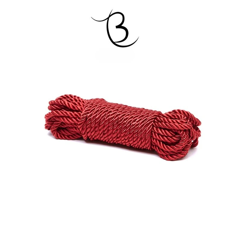 10m Shibari Bondage Rope,Soft Jute for Japanese Rope Art,Skin-Friendly for Beginners,Natural Color Skin-Safe Jute Couples Play