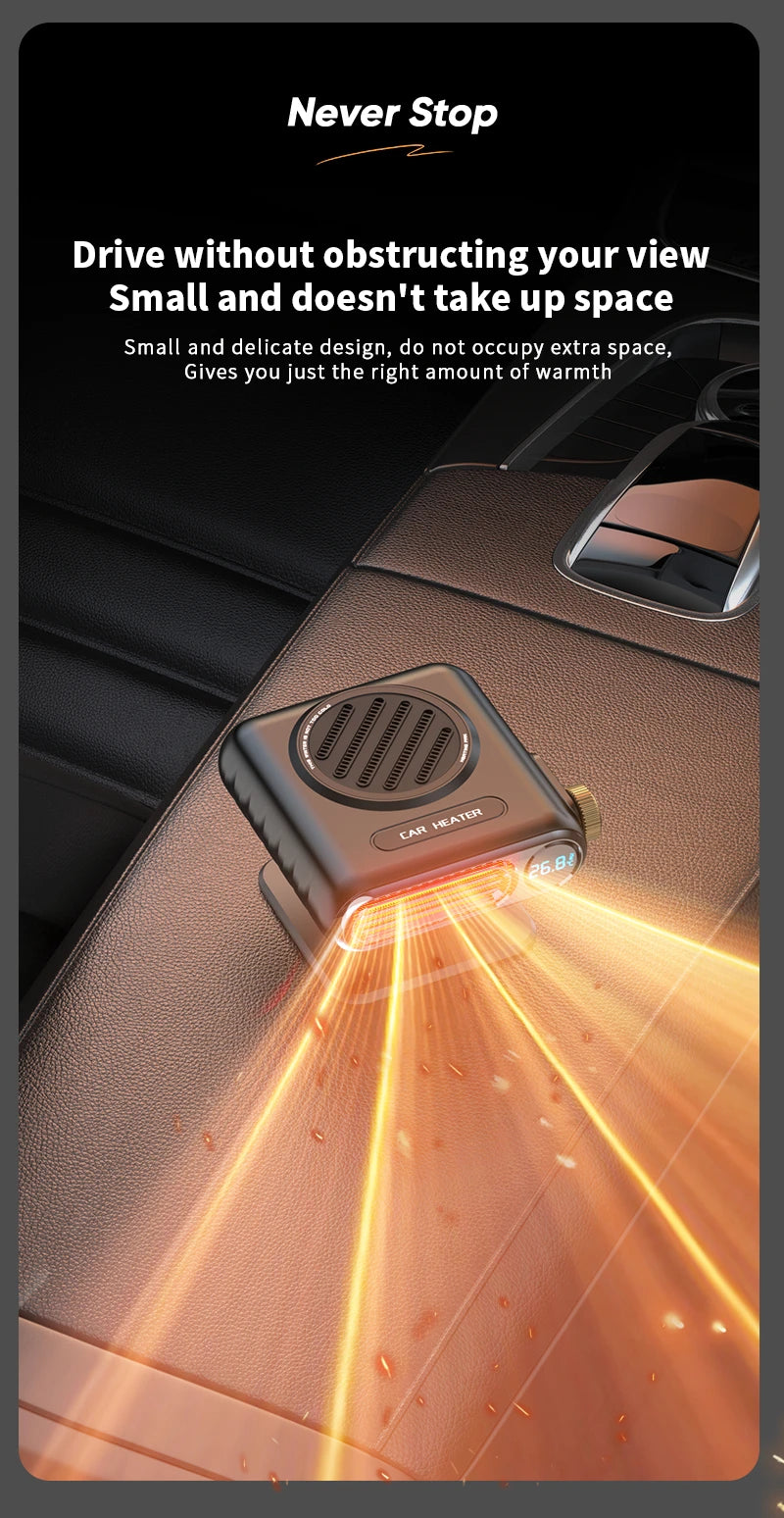 12v/24v digital display 150W car heater 2 gear speed regulation for defrosting defogging heating Air Purification 2026 ﻿