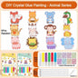 DIY Crystal Gel Painting Kit Craft Handmade Toy Children Graffiti Coloring Gift Fairy Tale & Animal Themes Educational Art Kits