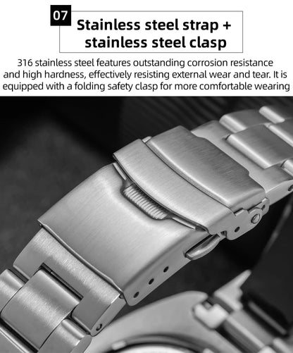 ADDIESDIVE Men Watch Sapphire Glass AR Coated Quartz Watches Luminous 200m Waterproof Turtle Diver Watch Reloj Hombre AD2511