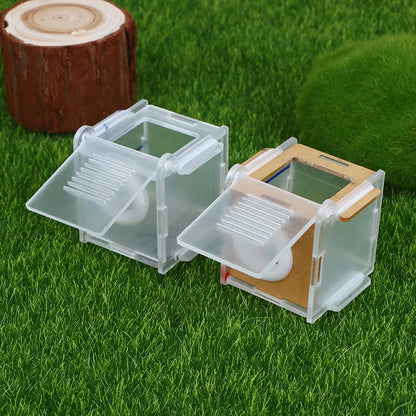 1pc Ant Nest Glass Tube Mini Ant Nest with Active Zone Insect House Acrylic Ant Farm 15/18mm Caliber Test Tube Nest