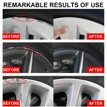Car Wheel Hub Scratch Repair Paste, Auto Rim Oxidation Remover, Aluminum Alloy Hub Polishing Agent