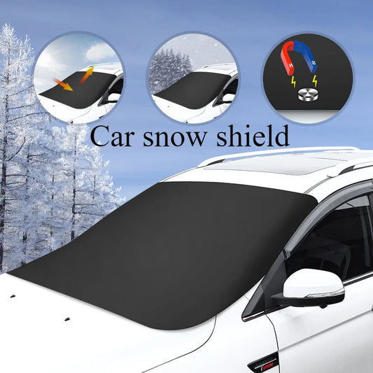 Magnetic Car Snow Shield Car Sun Shield Thickened Frost Protection and Sun Protection Car Cover