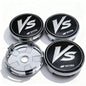 4pcs JDM VS W Work Logo Emblem Badge Car Wheel Center Caps 60MM Clips 56MM Rim Hubcaps Dust Cover Wheels Hub Cap Car Accessories