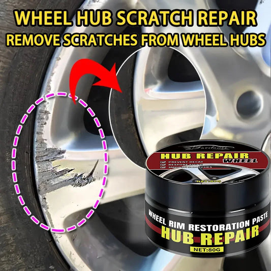 White Silver Aluminum Alloy Car Wheel Rim Scratch Refurbishment Paste for Electroplating Chrome Repair