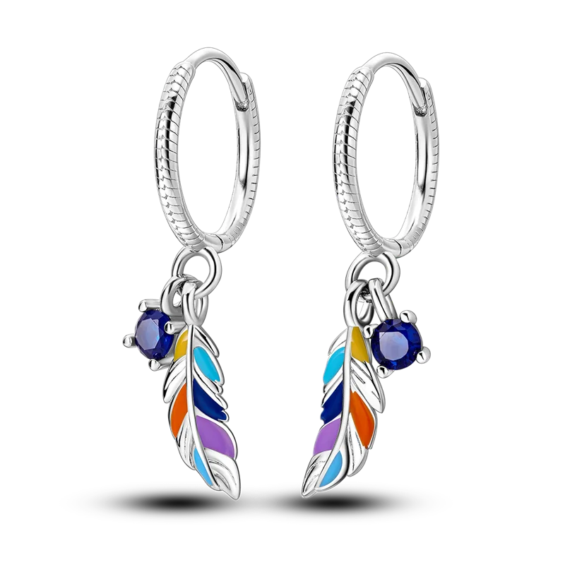 925 Sterling Silver Earrings Jewelry Hoop Flower Ear Studs Campanula Sparkling Pave Earring Wedding Gift For Women Anniversary