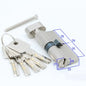 Door Cylinder 55 60 65 70 75 80 85 90mm Security Copper Lock Cylinder Interior Bedroom Living Handle Brass Key Locking 5 Keys