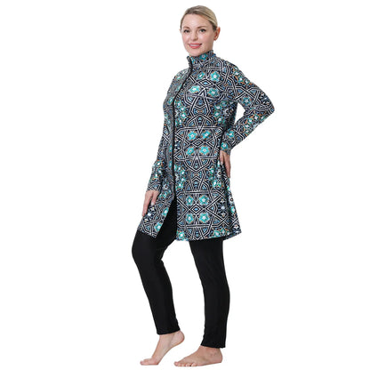 Muslim Swimming Suit for Women Cover Ups Swimwear Abaya Abayas Hijab Long Sleeve Modest Swimsuit Burkini Islamic Designer Hijabs