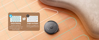 Laresar L20 Robot Vacuum Cleaner 5000Pa Smart LDS Navigation Self-emptying Station APP Control Home Floor Mopping Carpet Clean