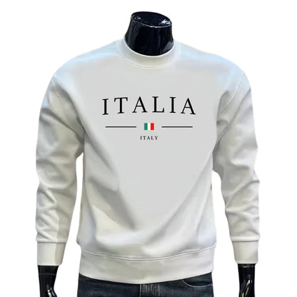 Mens Sweatshirts Hot Sales Italy Urban Printing O-Neck Tops Man High Grade Sports Clothing Casual Pullover Jogging Sweatshirts