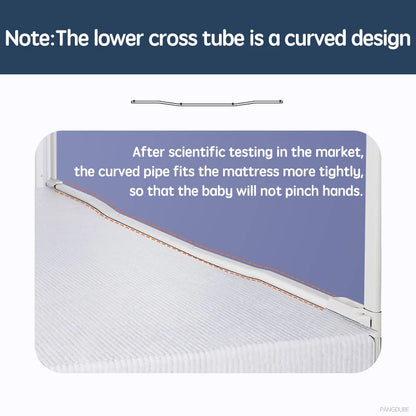 PANGDUBE 1pc Baby Safety Bed Barrier Parents Bed Guardrail for Kid Railings for Safety Bed for Children Bed Guard Bed Fence