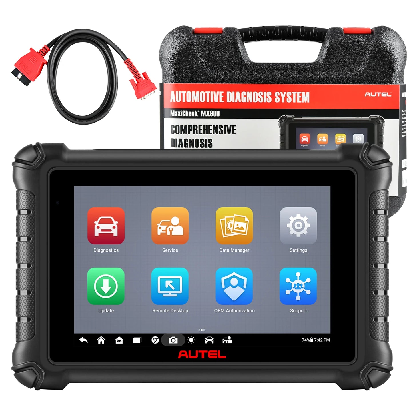 Autel MaxiCheck MX900 Automotivo Diagnostic Tool MK900 CAN FD/DoIP Bi-directional OBD2 Scanner Tools Upgraded of MX808S MK808S