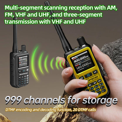 1PC Baofeng Walkie Talkie UV-5R Mini Amateur Radio Multi Band Bluetooth Programming Frequency Dual PTT AM/FM Camping Portable
