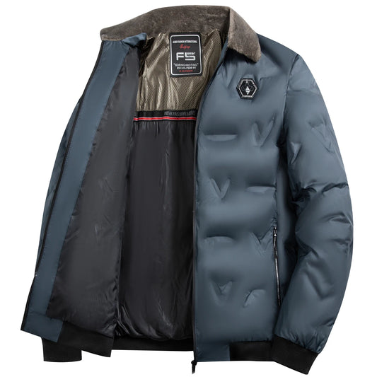 Men's Fashion Windbreaker Parka Coat Male Jacket Autumn Winter Overcoat Windproof Casual Warm Hombre New Streetwear Outdoors