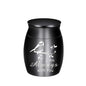 L27 Mini Stainless Steel Pet Cremation Urn Bird Branch Ashes Keepsake Memorial Container for Dog Cat Loss Remembrance Gift