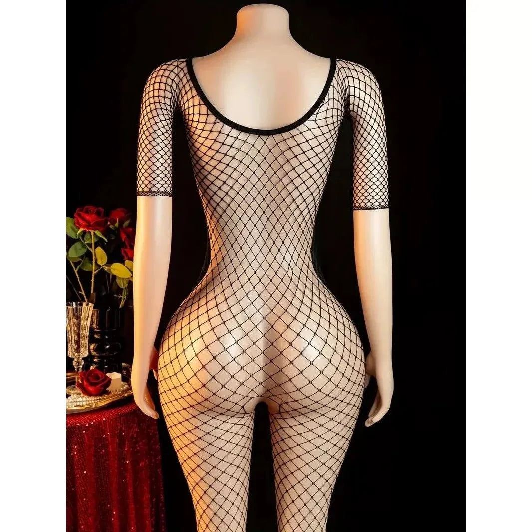 Fishnet Bondage Bdsm Body Stockings Crotchless Transparent Porn Toys Sexy Women's Lingerie Adult Sex Goods Erotic Game Costumes