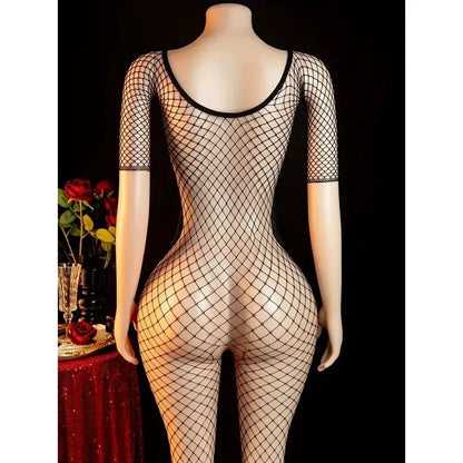 Fishnet Bondage Bdsm Body Stockings Crotchless Transparent Porn Toys Sexy Women's Lingerie Adult Sex Goods Erotic Game Costumes