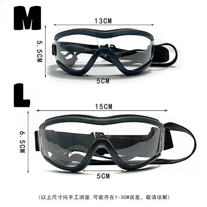 Wind Resistant Waterproof Pet Eye Protection Goggles Lightweight Cute Decor Glasses for Dogs & Maine Coon Cats Bike Car Travel