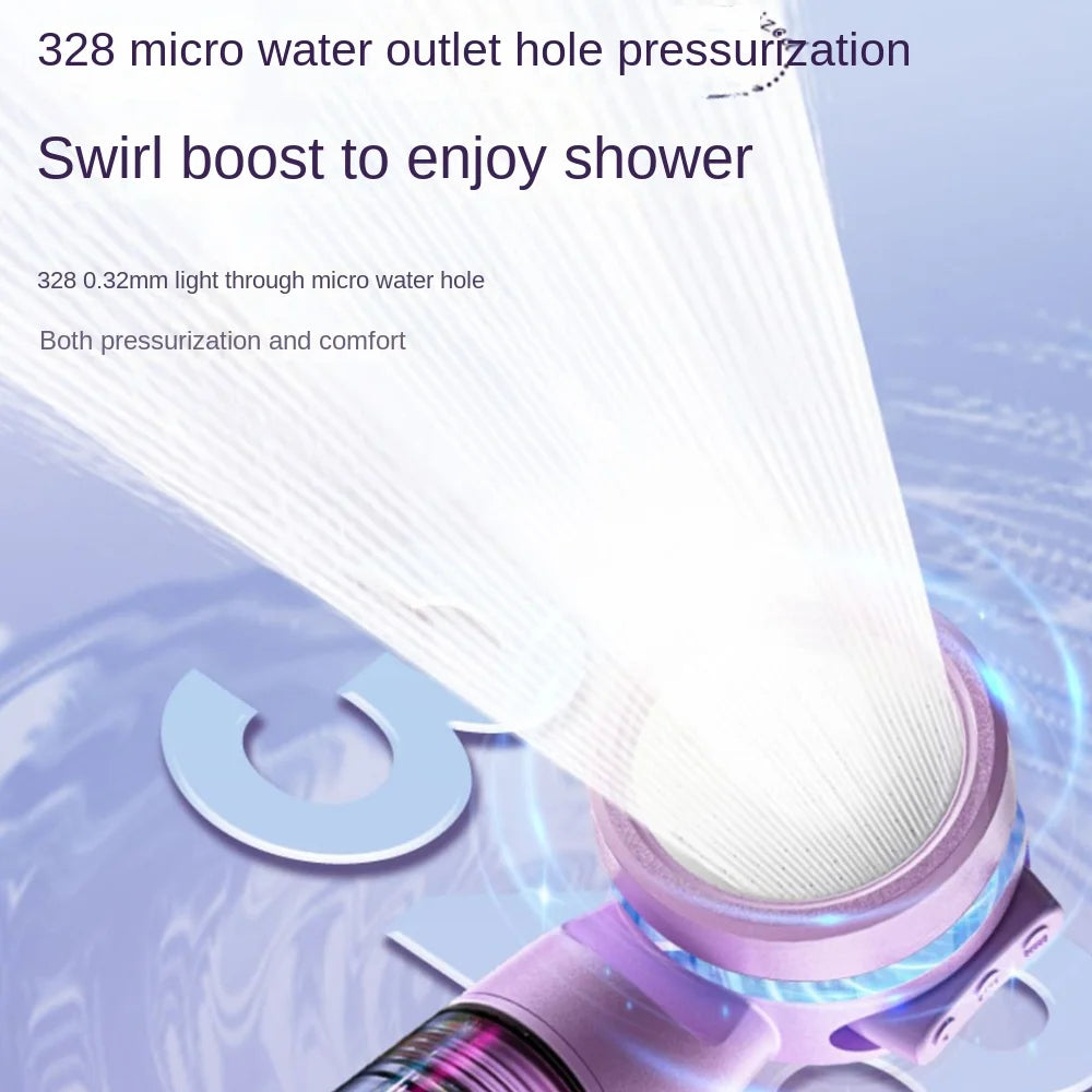 Durable Portable Travel Showerhead 3 Modes Detachable Hotel Filter Clean Filter Shower Head Shower Head Universal