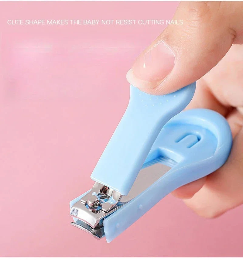 Care & Cleaning Set- 10 - Piece Baby  Newborn Nail Clipper Set, Safe Comb & Brush Gift Box